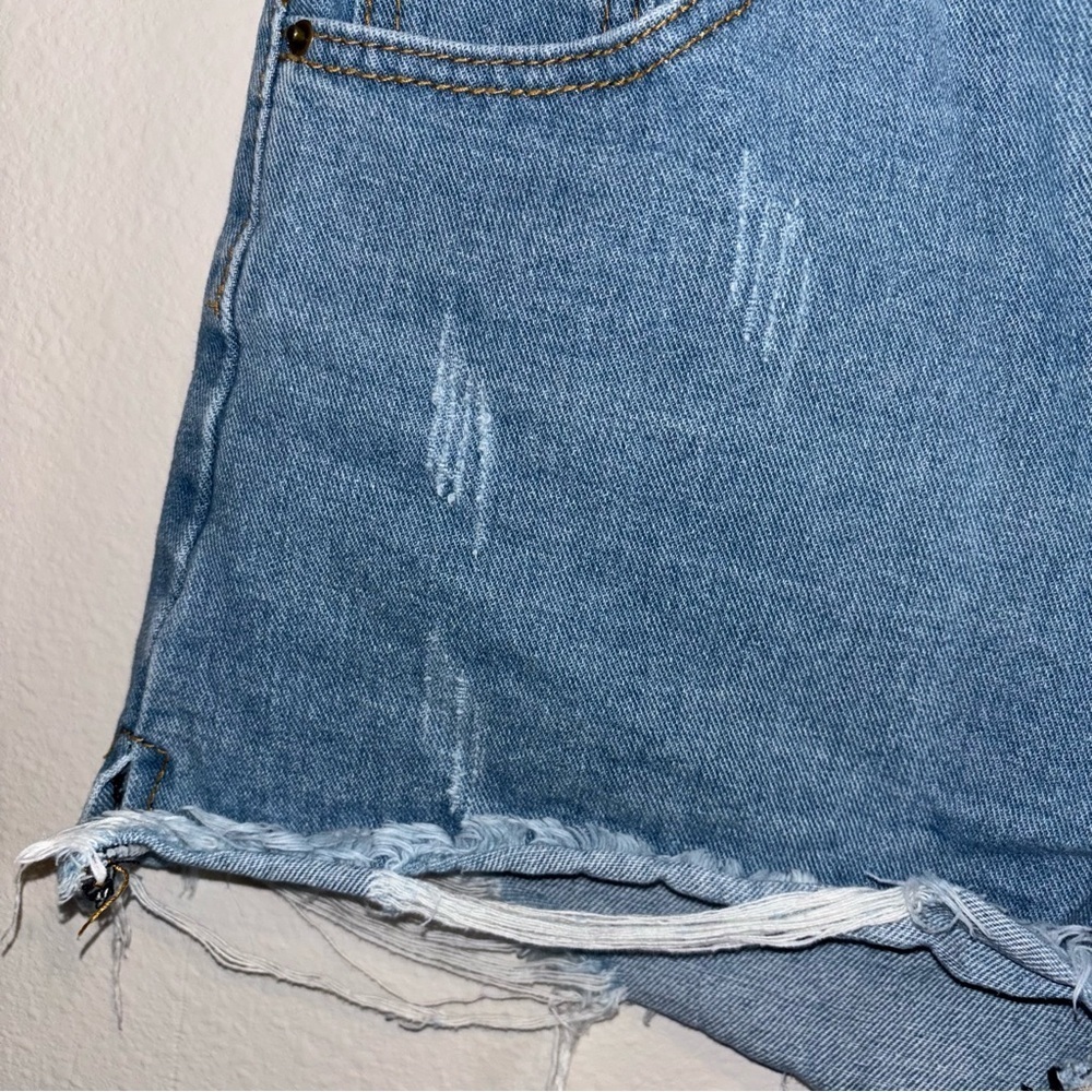 FALMER HERITAGE distressed Jean shorts Size S - Picture 2 of 6